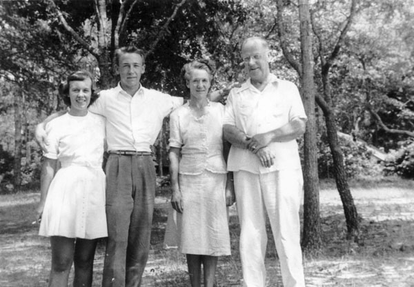 Ellis and Sister Anne with Leah Dae and Ellis, Jr.