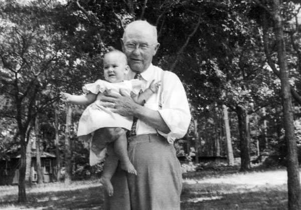 Granddaddy Winstead with granddaughter, Mary Ellen Politis