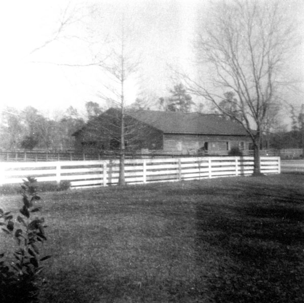 Barn beside the store.