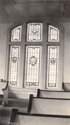 Bethany Methodist Church Front Window